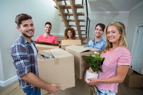 Customer raising a complaint about storage service in a calm office setting