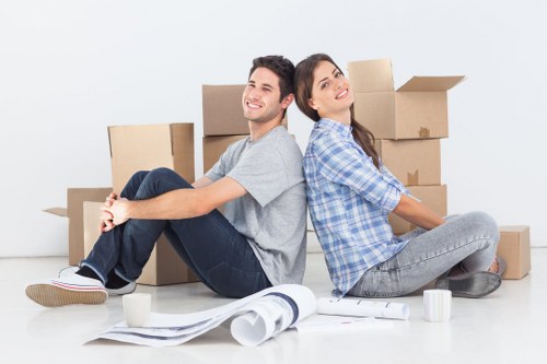 Household furniture being moved safely by removals specialists in Hadleywood